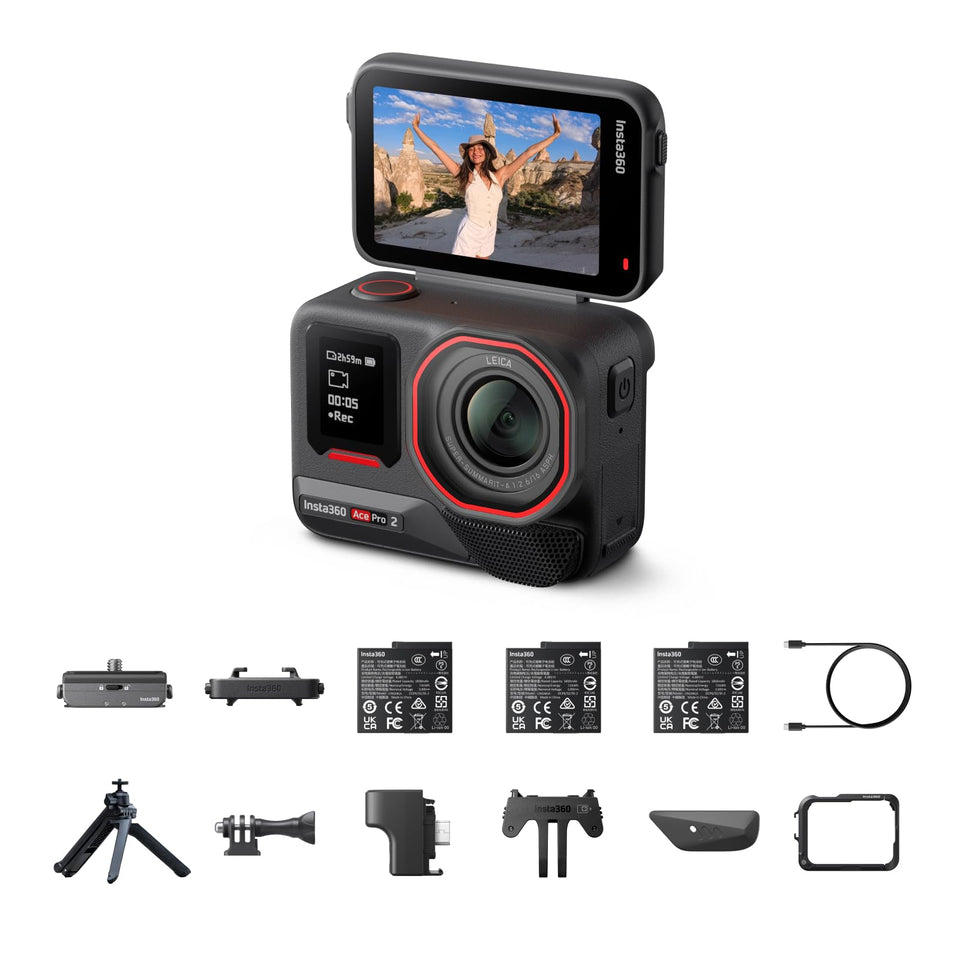 Insta360 Ace Pro 2 with 8K sensor for ultra-detailed action footage