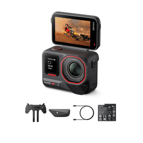 Insta360 Ace Pro 2 battery showing power for long outdoor shoots