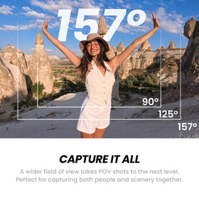 2.5-inch flip touchscreen for easy framing in bright conditions