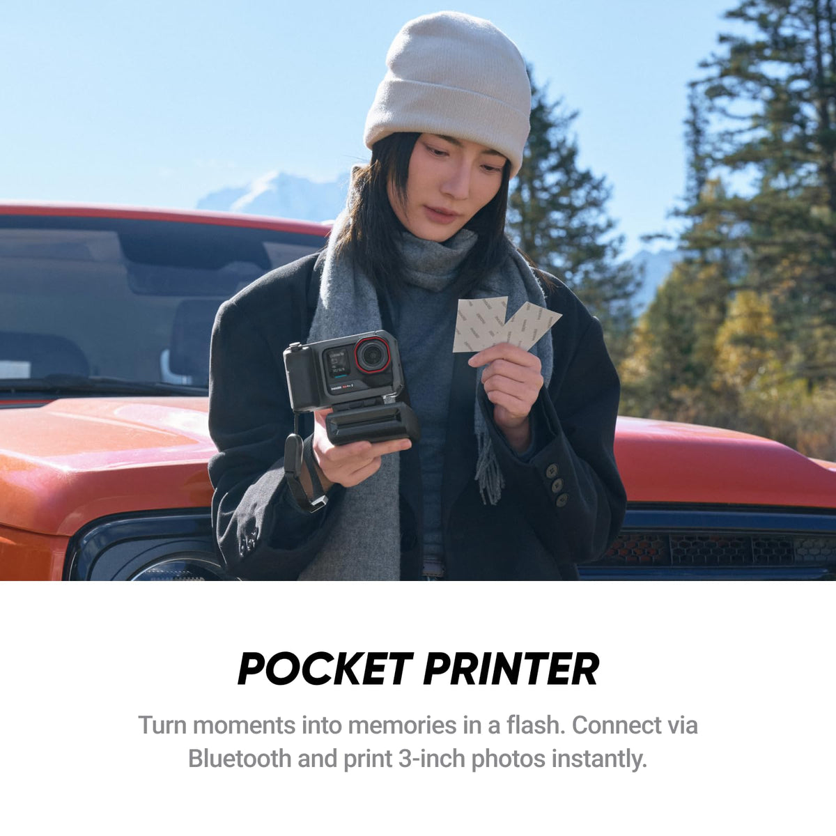 Insta360 Ace Pro 2 Leica lens close-up highlighting rich color and clarity.