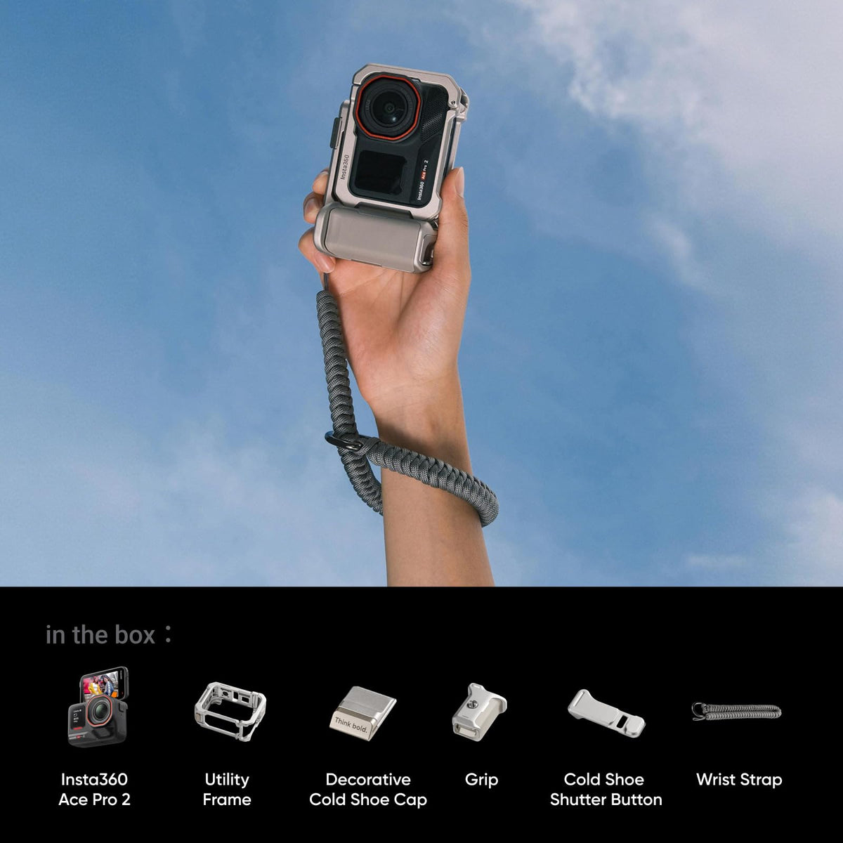 Insta360 Ace Pro 2 Xplorer bundle contents shown for full adventure setup.