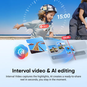 Insta360 GO 3S 140 minute battery life for longer sessions