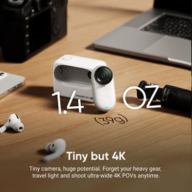 Insta360 GO 3S 4K hands-free POV with MegaView wide angle.