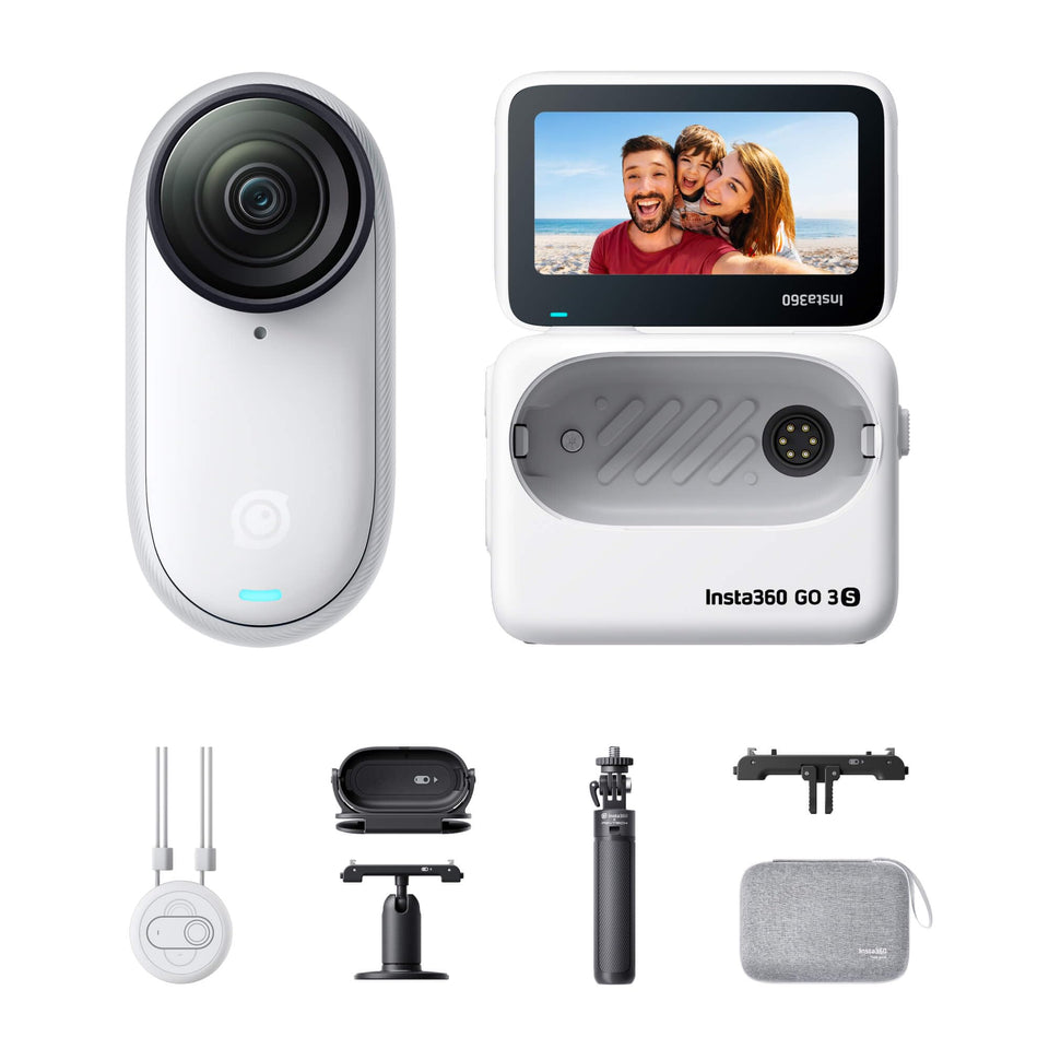 Insta360 GO 3S compact design for portable filming on the go.