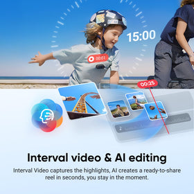Insta360 GO 3S QuickCapture with gesture and voice control for easy shooting.