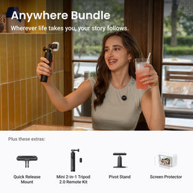 Insta360 GO Ultra magnet pendant wearable setup enables chest-level hands-free filming