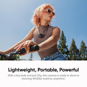 Insta360 GO Ultra Anywhere Bundle wrist strap for secure, ready-to-go filming.