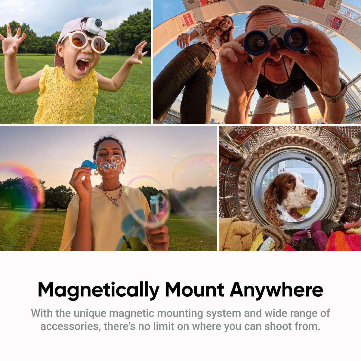 Insta360 GO Ultra magnetic accessories for versatile mounting