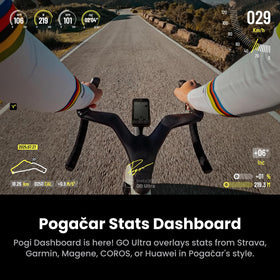 Insta360 GO Ultra Pogacar Edition 4K60fps shot during fast urban rides.