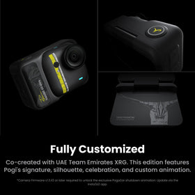 Insta360 GO Ultra Pogacar Edition handlebars-mount for versatile ride angles.