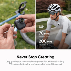 Insta360 GO Ultra waterproof case demonstrates underwater versatility
