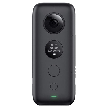 Insta360 ONE X in 360-degree 5.7K video mode for immersive footage