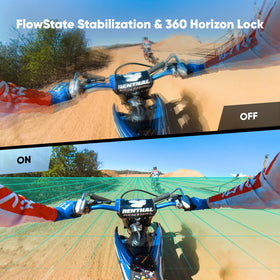 Insta360 X3 4K wide shots for crisp action footage.
