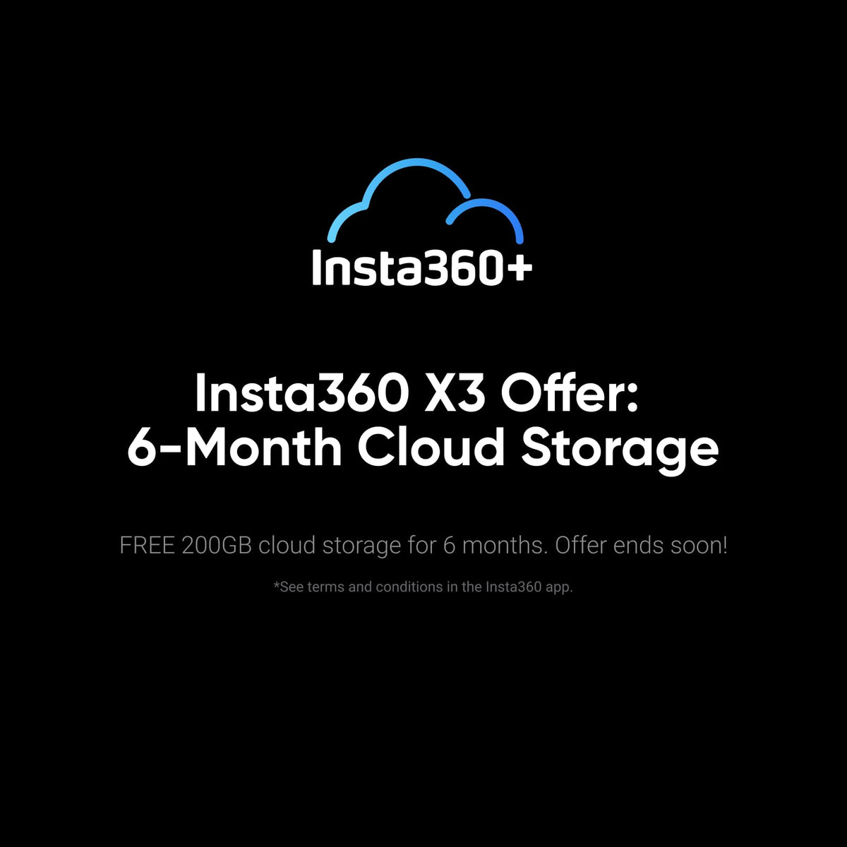 Insta360 X3 AI editing screen shows reframing options.