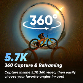 Insta360 X3 dual sensors close-up reveals high-detail low-light performance.