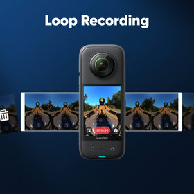 Insta360 X3 Horizon Lock keeps horizons level on bumpy rides.