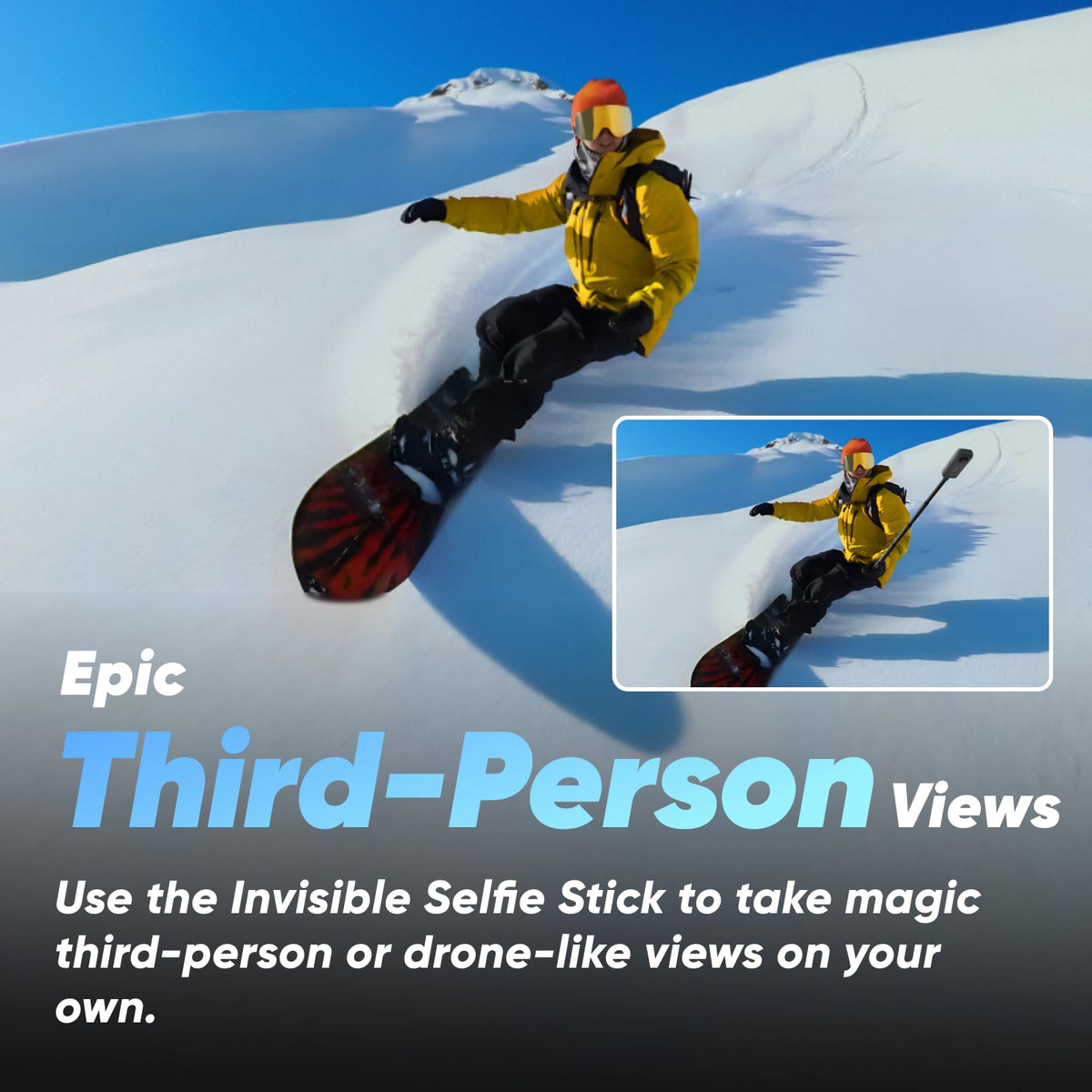 Insta360 X3 horizon lock helps level footage on rough roads.