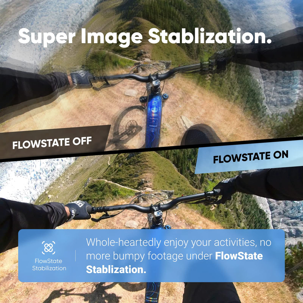 Insta360 X3 invisible selfie stick delivers clean third-person perspectives.