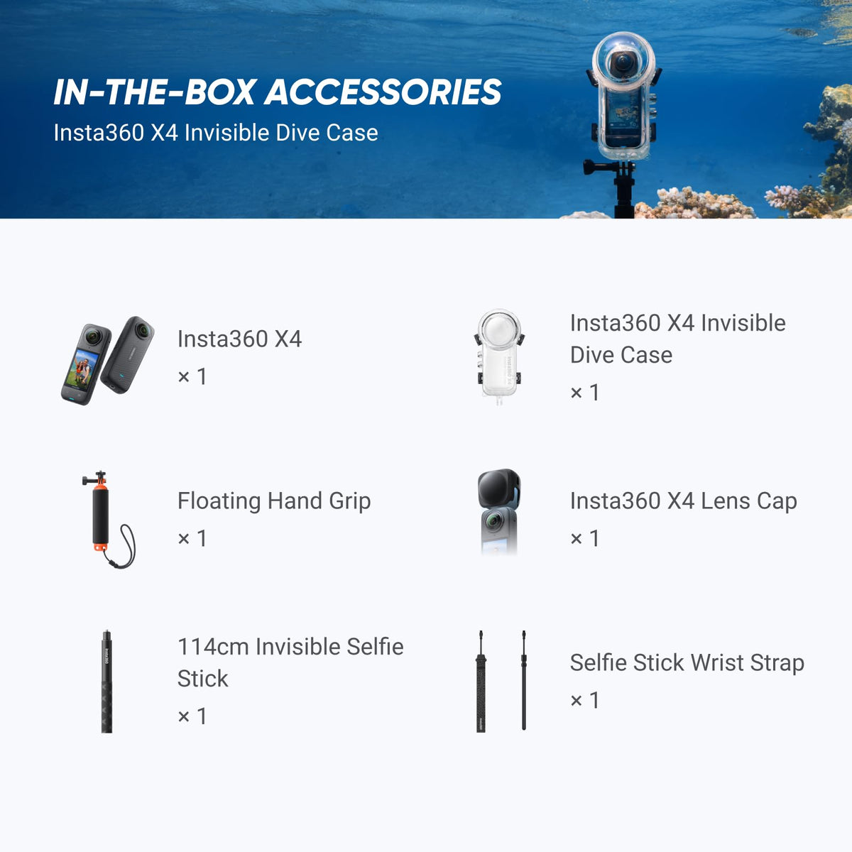 Insta360 X4 2.5-inch Gorilla Glass touchscreen for easy control.