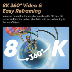 Insta360 X4 4K60fps wide-angle capture for dynamic action scenes