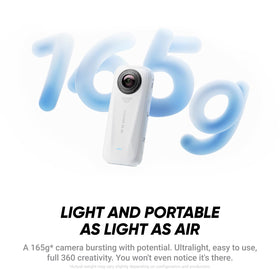 Insta360 X4 Air captures 8K 360 video for immersive moments.