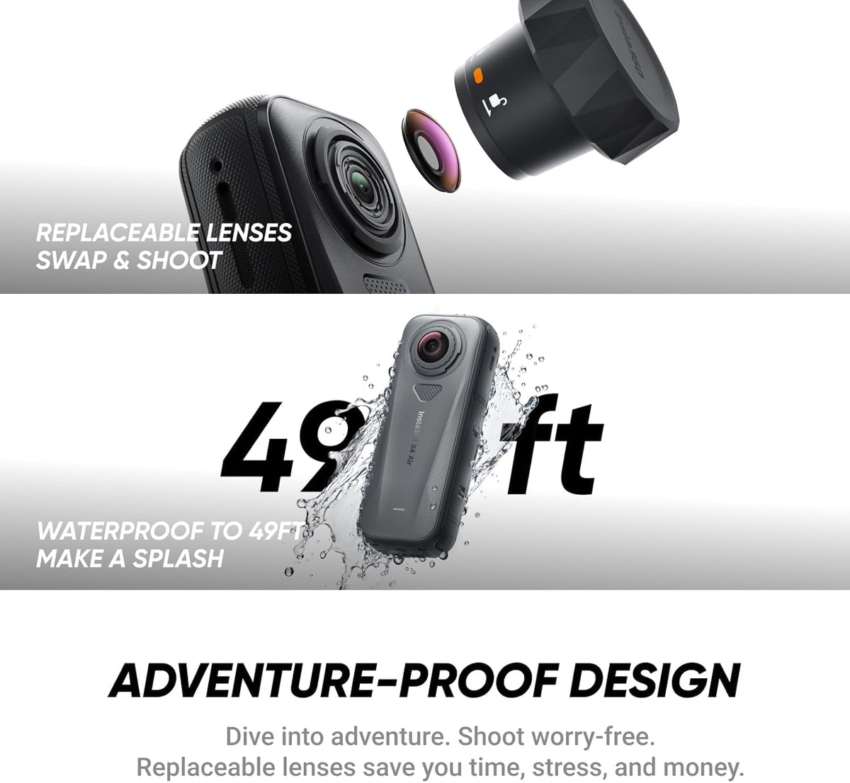 Insta360 X4 Air horizon lock keeps horizons straight in dynamic scenes.