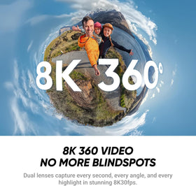 Insta360 X4 Air invisible selfie stick for flexible, hands-free self-recording.