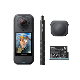 Insta360 X4 Air front view highlights ultra-light design for on-the-go shooting.