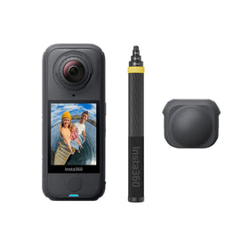Insta360 X4 Air weight 165g in hand showing portable design for travel videos