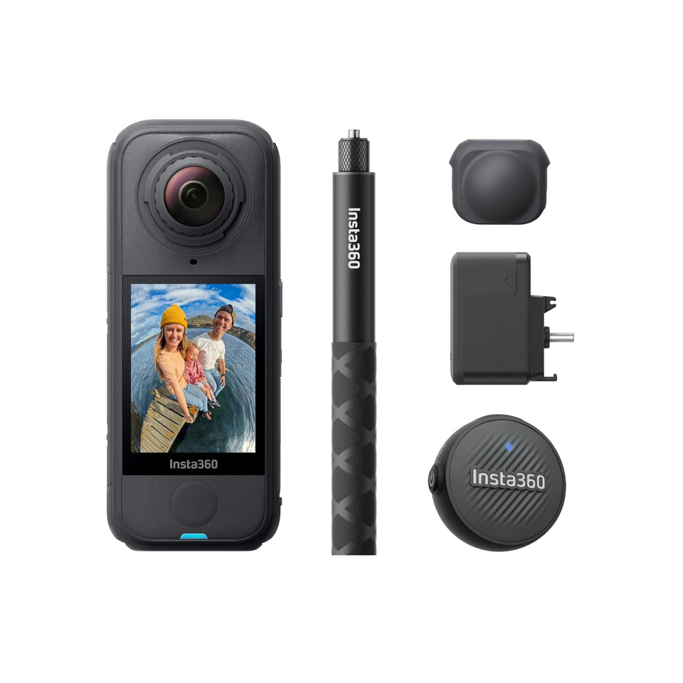 Insta360 X4 Air lightweight 165g camera ready for on-the-go vlogging and travel.