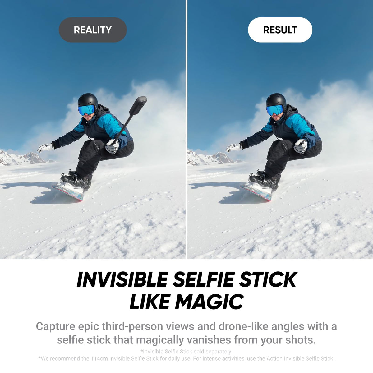 Insta360 X4 Air replaceable lenses extend shooting flexibility
