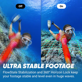 Insta360 X4 cold-resistant and waterproof for challenging conditions.