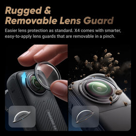 Insta360 X4 cold-resistant and waterproof design for extreme conditions