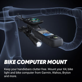 Insta360 X4 cold-resistant and waterproof for all-weather rides.