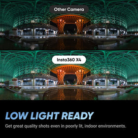 Insta360 X4 11K timelapses show site progress over time.