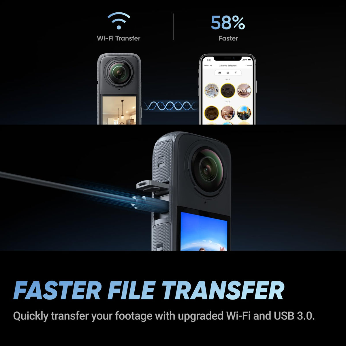 Insta360 X4 FlowState stabilization keeps steady construction footage.