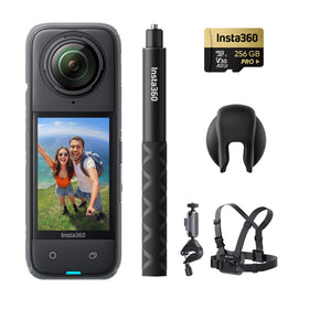 Insta360 X4 immersive 360 video in 8K for breathtaking scenery captures.