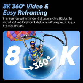 Insta360 X4 invisible selfie stick shot for immersive third-person angles