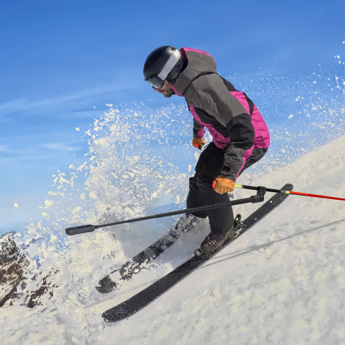 Insta360 X4 Ski Bundle supports fast charging to get back outside quickly