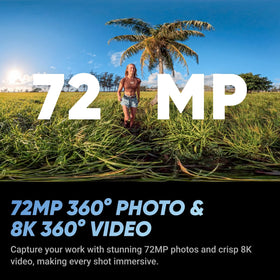 Insta360 X5 3-hour battery for long sessions