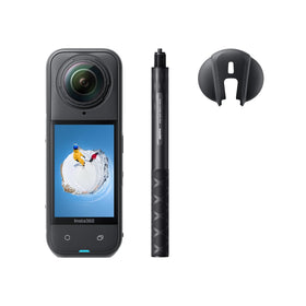 Insta360 X5 8K 360 video setup for immersive adventure footage.