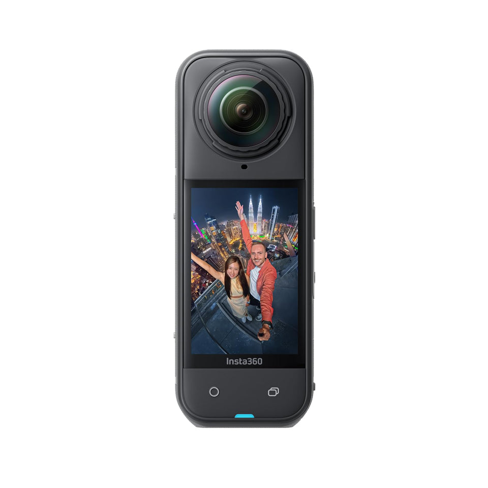 Insta360 X5 8K 360° video captures immersive adventures with sharp detail.