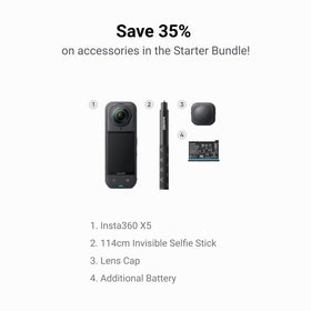 Insta360 X5 delivers clearer shots in low light with AI noise reduction.