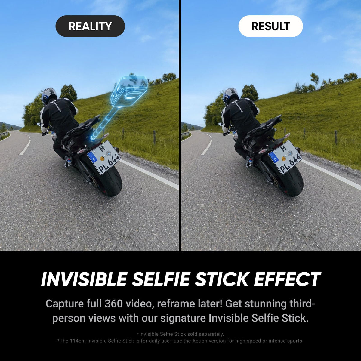 Insta360 X5 BMW Motorrad Edition FlowState stabilization keeps footage smooth during action