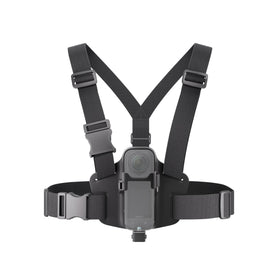 Insta360 chest mount close texture highlighting non-slip padding and comfort