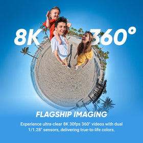 Insta360 X5 Low-light performance captures crisp colors in dusk sessions.
