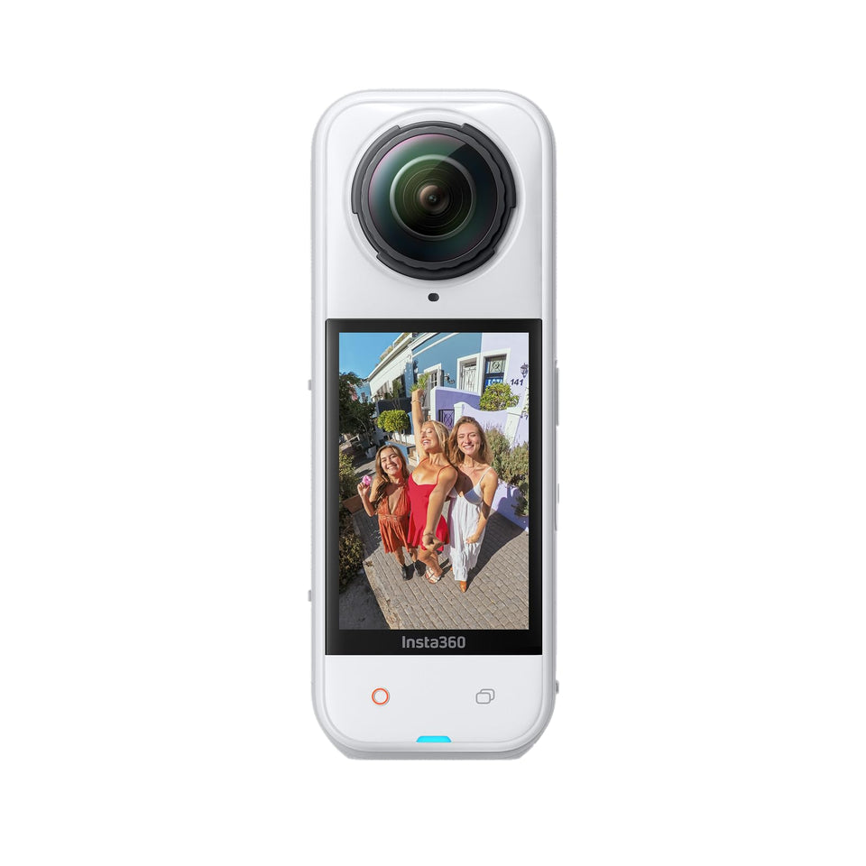 Insta360 X5 Satin White captures immersive 8K360 video with rich color and depth