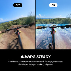 Insta360 X5 Satin White FlowState stabilization for smooth action