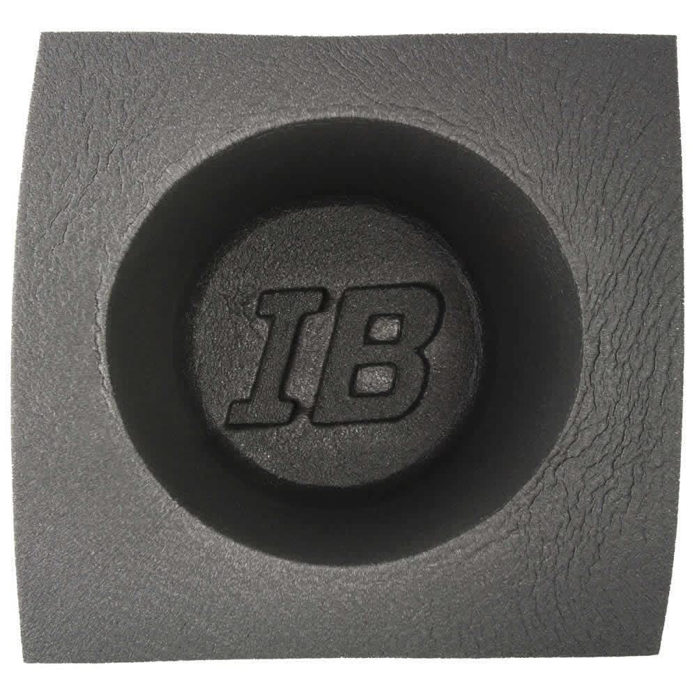 Install Bay 6.5-inch baffle front view showing frame and foam protecting speaker