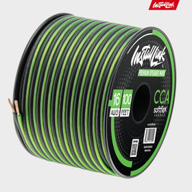 Install Link 100-foot spool demonstrates long runs for larger rooms.